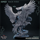 Jacked Sparrow 3D-printed model